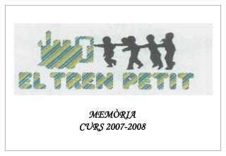 MEMÒRIA CURS 2007-2008