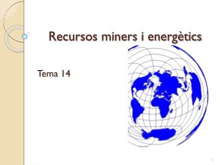 Recursos miners i energètics