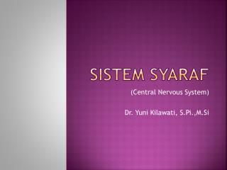 Sistem syaraf