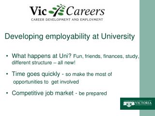 Developing employability at University