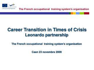 LIFELONG LEARNING IN FRANCE