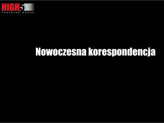 Nowoczesna korespondencja