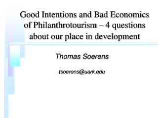 Thomas Soerens tsoerens@uark