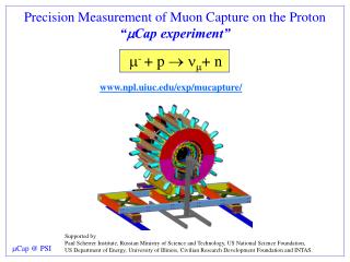 Precision Measurement of Muon Capture on the Proton “ m Cap experiment”