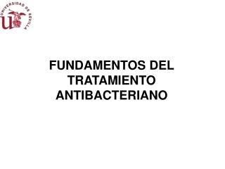 FUNDAMENTOS DEL TRATAMIENTO ANTIBACTERIANO