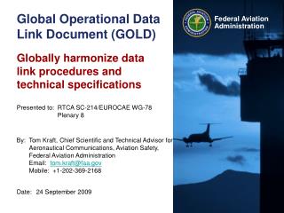 Global Operational Data Link Document (GOLD)