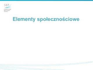 Elementy społecznościowe