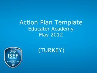 Action Plan Template Educator Academy May 2012