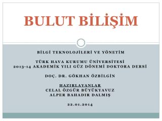 BULUT BİLİŞİM