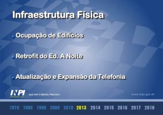 Ocupação de Edifícios Retrofit do Ed. A Noite Atualização e Expansão da Telefonia