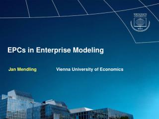 EPCs in Enterprise Modeling