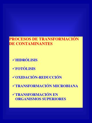 BIOREMEDIATION