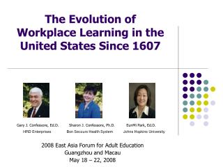 The Evolution of Workplace Learning in the United States Since 1607