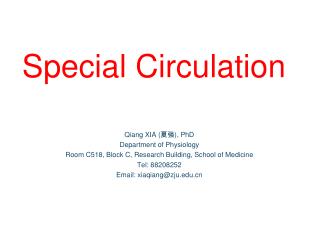 Special Circulation