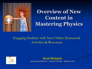 Overview of New Content in Mastering Physics