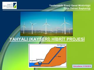 Yenilenebilir Enerji Genel Müdürlüğü Proje Dairesi Başkanlığı