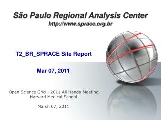 São Paulo Regional Analysis Center sprace.br