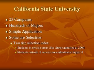 California State University