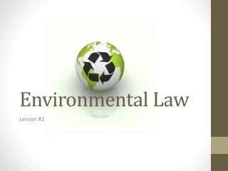 Environmental Law