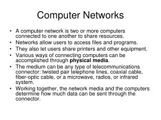 Computer Networks