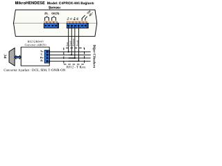 MikroHENDESE Model: C4PROX-485 Bağlantı Şeması
