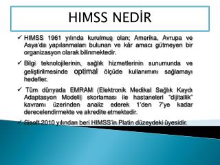 HIMSS NEDİR