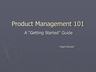 Product Management 101