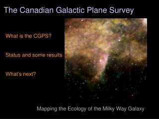 The Canadian Galactic Plane Survey