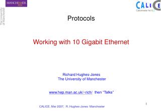 Protocols Working with 10 Gigabit Ethernet