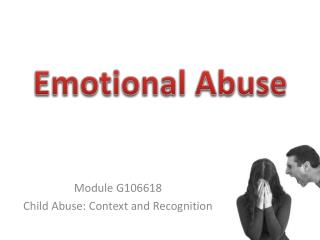 Emotional Abuse