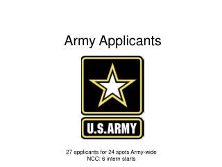 Army Applicants