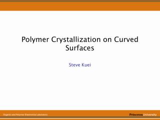 Polymer Crystallization on Curved Surfaces