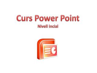 Curs Power Point Nivell incial
