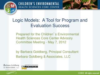 Logic Models: A Tool for Program and Evaluation Success