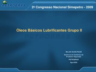 2 o Congresso Nacional Simepetro - 2009