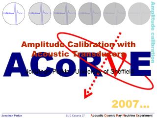 Amplitude Calibration with Acoustic Transducers