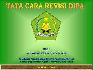 KE MENU UTAMA