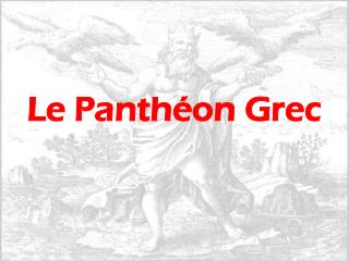 Le Panthéon Grec