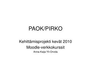 PAOK/PIRKO