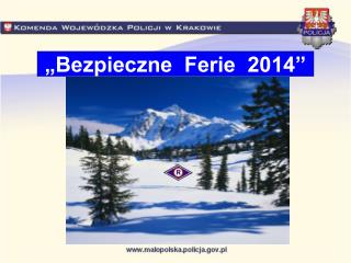 „Bezpieczne Ferie 2014”