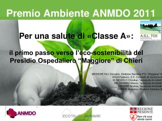 Premio Ambiente ANMDO 2011