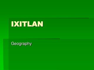 IXITLAN