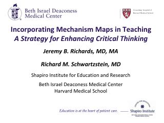 Incorporating Mechanism Maps in Teaching A Strategy for Enhancing Critical Thinking