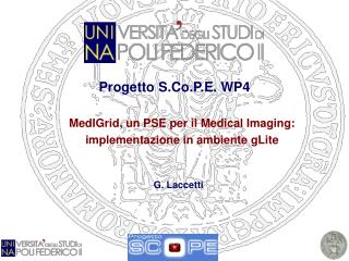 Progetto S.Co.P.E. WP4