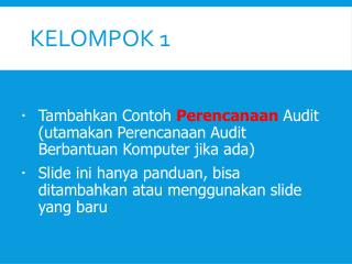 Kelompok 1