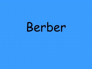 Berber