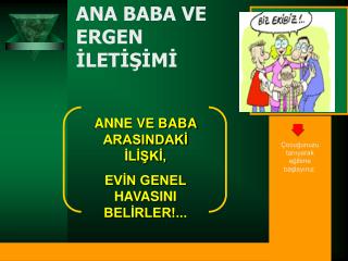 ANA BABA VE ERGEN İLETİŞİMİ