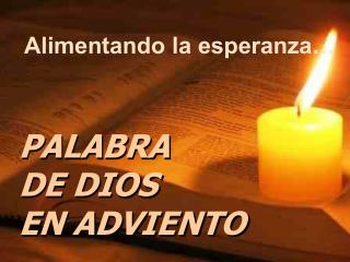 PALABRA DE DIOS EN ADVIENTO