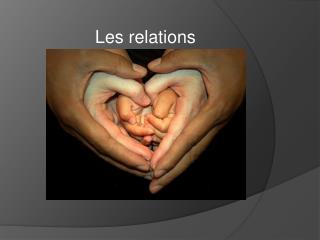 Les relations