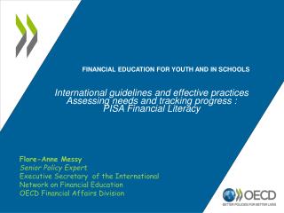 FINANCIAL EDUCATION FOR YOUTH AND IN SCHOOLS